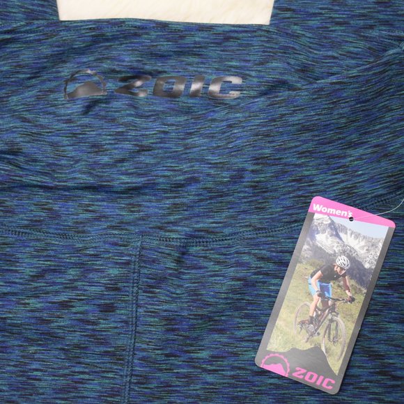 Zoic Women Athletic Tights Legging Size XL Cycling Blue Active Sports High Waist - Picture 4 of 15
